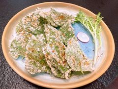 炸桑叶-莲华素食府