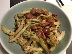 培根虾米煸菜花-港丽餐厅(高德置地店)