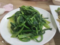 清炒油麦菜-清真·伊清阁餐厅