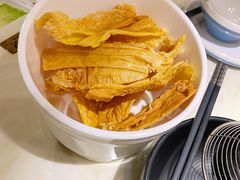 潮汕炸豆腐皮-潮牛海记•潮汕牛肉火锅•醉鸡煲•粿条汤(通北路店)