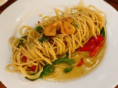 蒜香奶油意面-地理学家咖啡馆