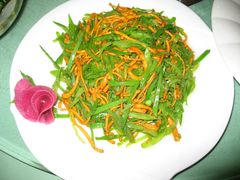 兰豆虫草花-大眼锅贴水饺(河东店)