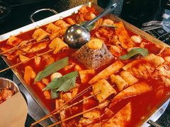 鱼饼火山炒年糕-包装马车·韩国料理·포장마차