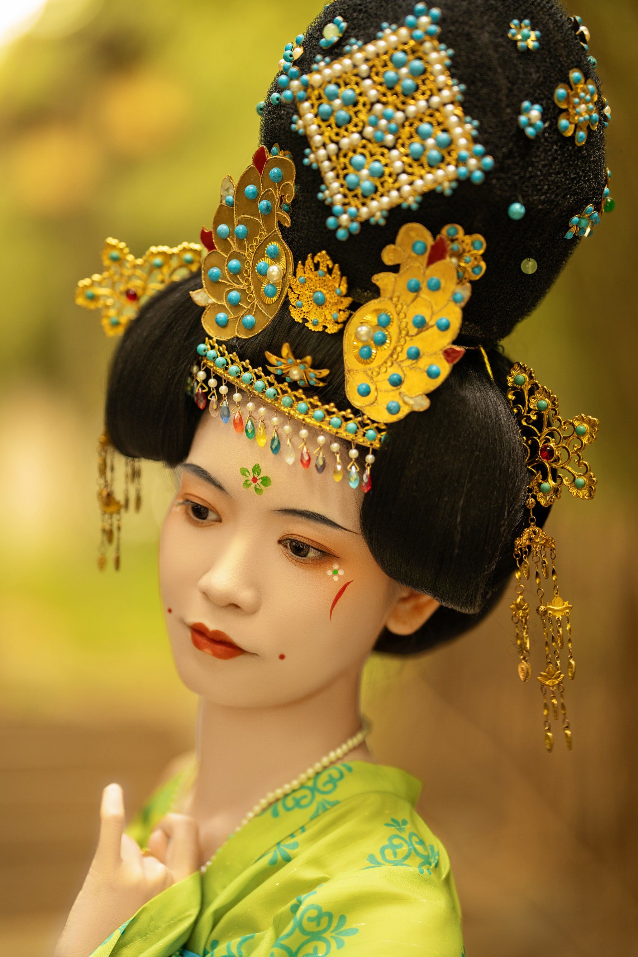 唐·李倕|西安复原妆造 盛唐开元宗女