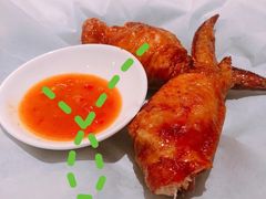 鲜虾胶酿脆皮鸡翅-港丽餐厅(杭大店)