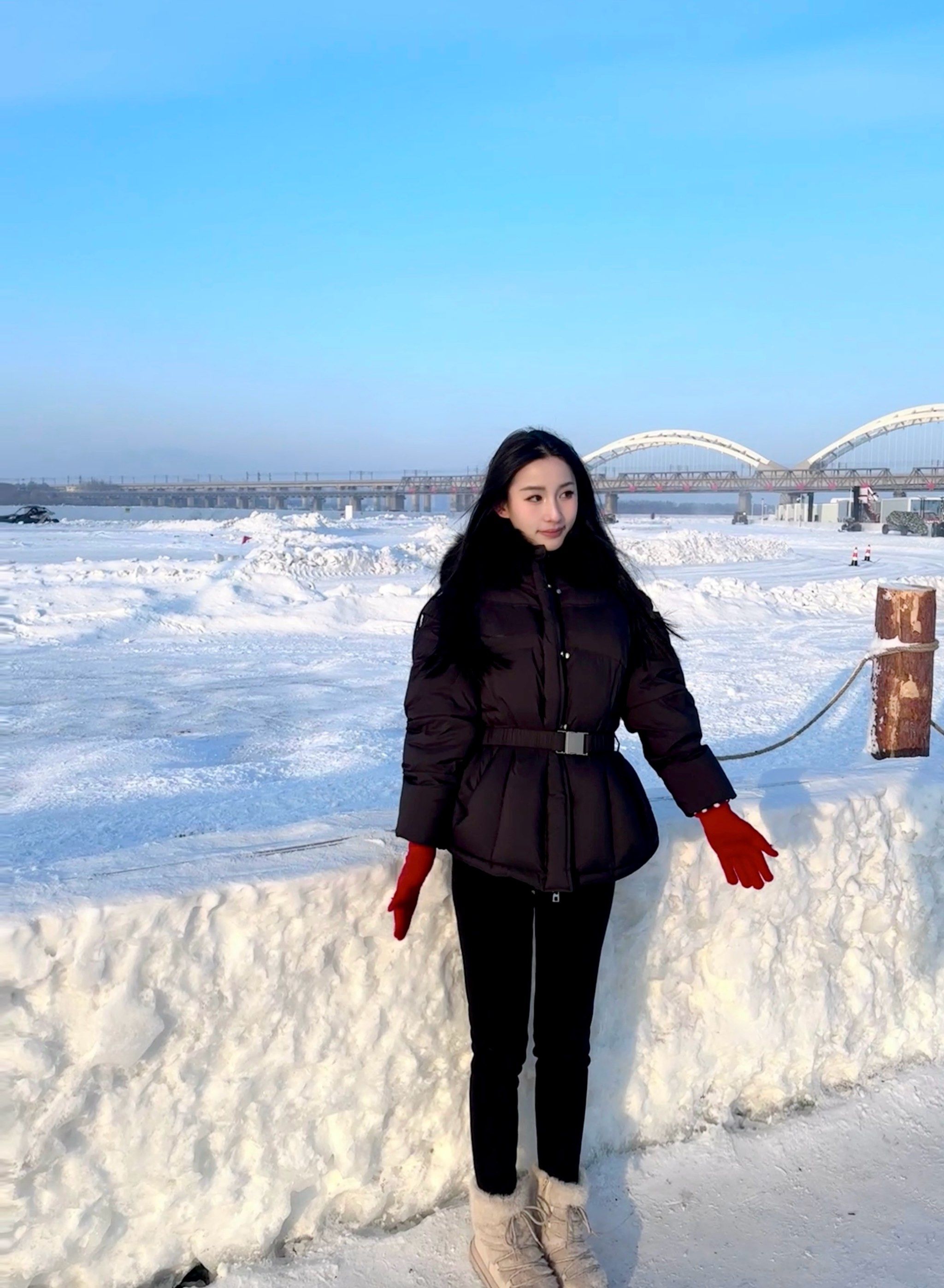 松花江最怕冷的女人