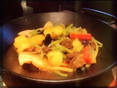 一个锅巴和时蔬-薇酌饮·陕西菜(南门外店)