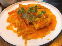 香煎剑鱼配酸甜醋汁-Mesa Madre梅萨妈妈·Bintana(国贸店)