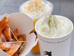 静冈抹茶蒸拿铁-BeauTea水仙(coco park店)