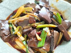 羊血炒大蒜-上海羊肉馆(泰宸苑店)
