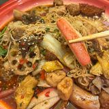 万物皆可烫！大盘子是他们家特色！一盘满满成都味道