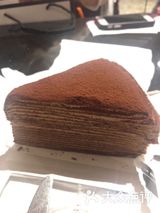 巧克力千层蛋糕