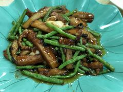 茄子炒豆角-广宁炭炉鸡煲·富临门饭店