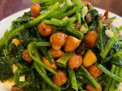 果仁菠菜-玫瑰红烤羊排(北新桥三条店)