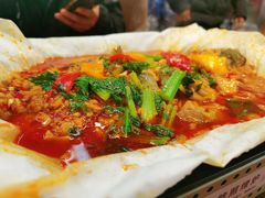 新品纸包鱼-庆峰龙虾烧烤(合肥一店)