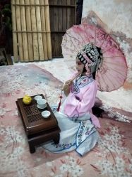 -后宫·古装汉服京剧儿童亲子全家福摄影