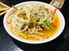 绿豆芽榨菜肉丝-老头儿油爆虾·知味杭州(爱琴海购物中心)
