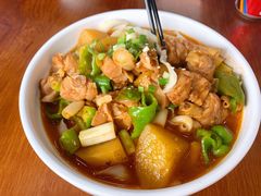 大盘鸡拌面-阿拉提大盘鸡@米饭(南环东路汇邻广场店)