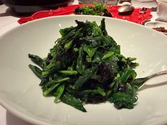 头水紫菜炒高山豆苗-悦轩中餐厅·高空江景·杭州柏悦酒店