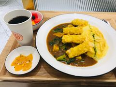 炸虾排咖喱蛋包饭-池奈·咖喱蛋包饭(熙地港店)