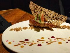 香煎鸭肝配核桃碎热情果及树莓汁-AZUL by FUEL蓝色·法式酒馆(琶醍店)