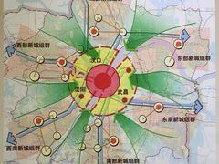 都市发展区空间结构图-武汉规划展示馆