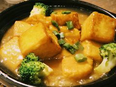 自制鲍汁豆腐煲-李记潮汕砂锅粥(营福路店)