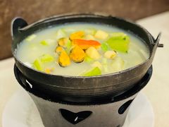 鲜瑶柱淡菜节瓜煲-和平馆·地道港澳茶餐厅(西门口店)