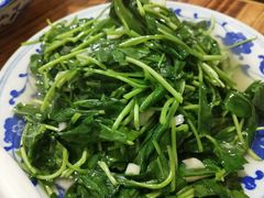 清炒鸡毛菜-朗妈私房菜(婺女州店)