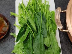青菜拼盘-朴小妹人参鸡汤火锅(长白山万达店)