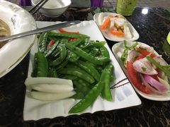 炒豌豆-马白开来特色羊排揪片子  (总店)