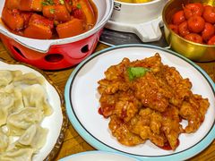 -东来菜馆•手抓海鲜家常菜•海鲜锅贴(鸽子窝店)