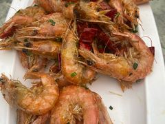 椒盐基围虾-四川小胡子海鲜(丁村万人海鲜广场店)