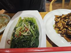清炒菜心-肘子酥·天津菜·特色捞面(德云社店)