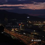 盐田港的夜与日出清晨 尽收眼底