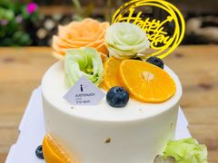 情深似海森系动物奶油水果蛋糕-艾加柒克蛋糕茶歇甜品台(春熙路店)