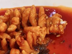 酸甜松子鱼-九妹农家大铁锅东北菜(江湾店)
