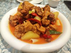 新疆大盘鸡-巴扎美食·新疆菜·西域歌舞表演餐厅(新疆大厦店)