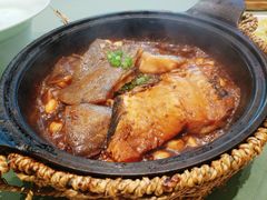 砂锅碟鱼头-双合园·海鲜水饺青岛菜(大尧三路店)