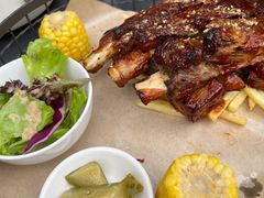 BBQ美式碳烤猪肋排-疯克大象美式烤肉餐厅