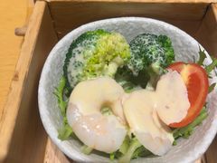 西兰花大虾佐味增蛋黄酱-胜博殿日式炸猪排(西红门店)