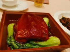 荠菜鸭丝豆腐羹-吴越荣记苏州菜·松鼠桂鱼100%活鱼现做(斜塘老街店)