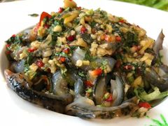 生拌海参-老虎滩船说·海胆水饺·大连海鲜(老虎滩店)