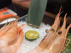 甜虾刺身-白石の深夜食堂(芝罘万达店)