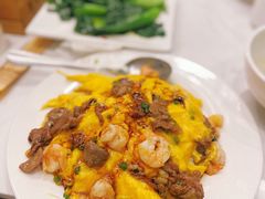 滑蛋牛肉虾仁饭-有章牛杂(石厦店)