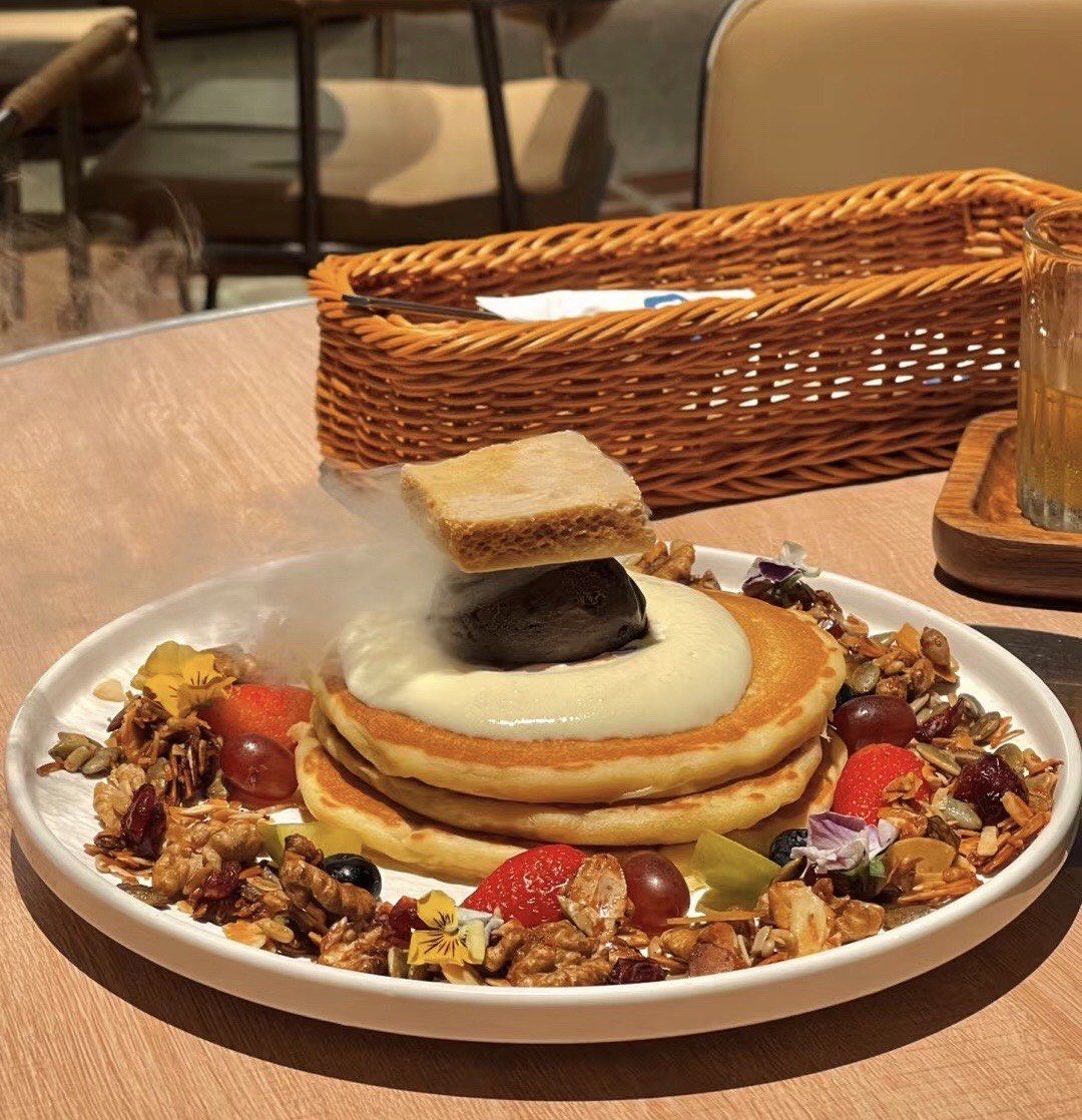 仙仙的brunch液氮蜂窝松饼
