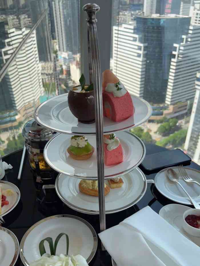 君悦酒店·大堂酒吧·高空下午茶-"在君悦办了卡,从一楼的西餐厅