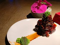桂花糖醋肉排-悦轩中餐厅·高空江景·杭州柏悦酒店