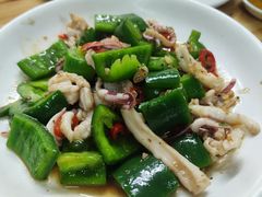 青椒炒鱿鱼-黄记饮食店·潮汕家常菜(丹霞庄中区店)