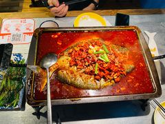 香辣味烤鱼-探鱼·鲜青椒爽麻烤鱼(天河优托邦店)